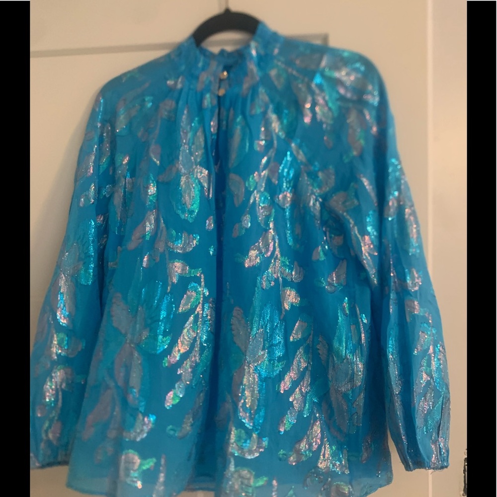 Lilly Pulitzer Giana Silk Top